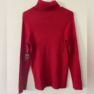 NWT Red Turtleneck